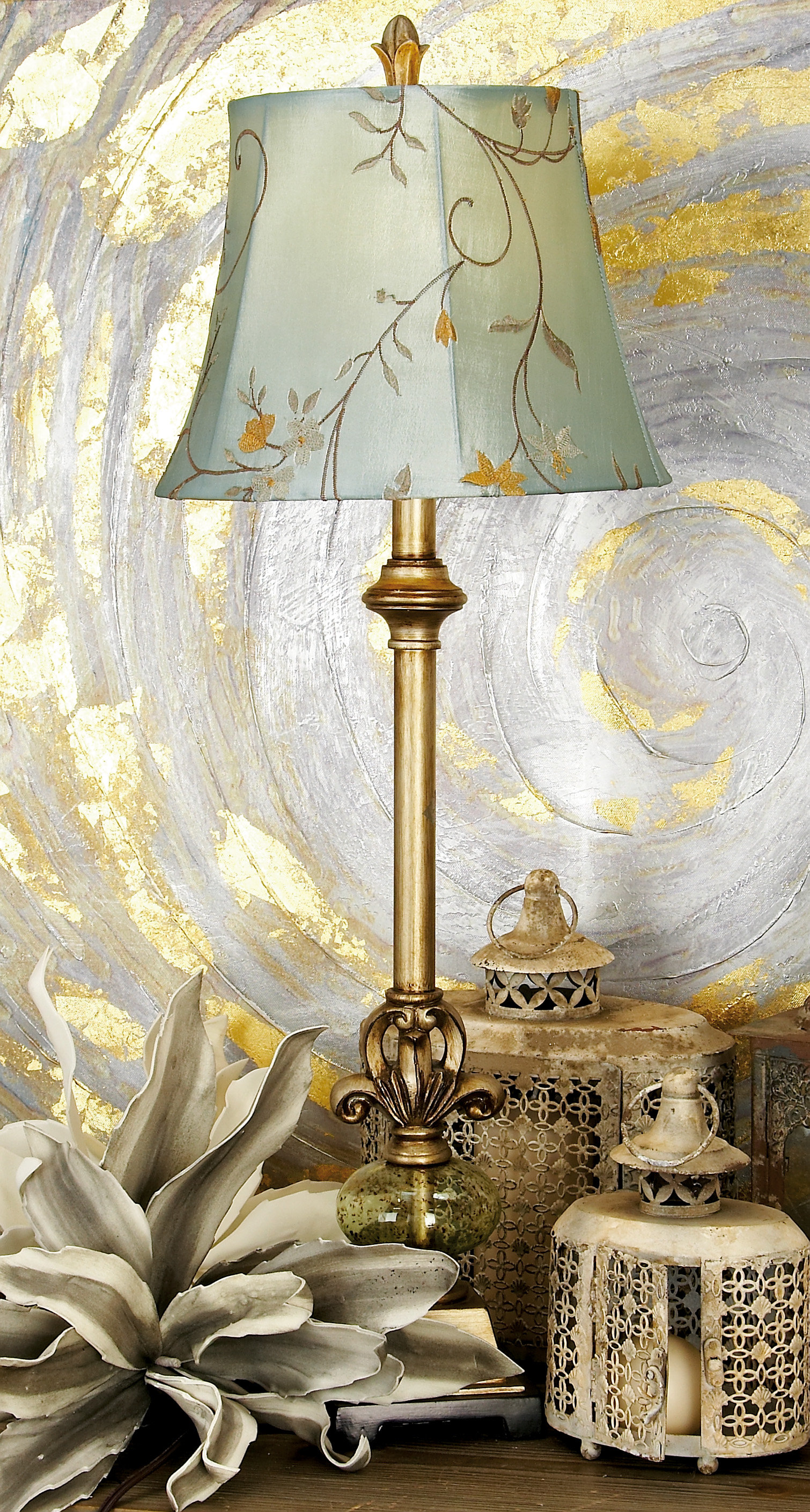 Tiffany Style Floor/Table Lamps,Mediterranean Dragonfly Table Lamp