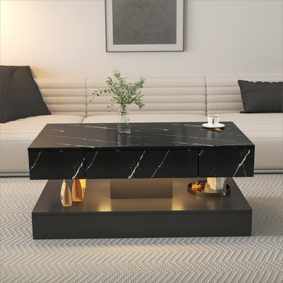 High Gloss LED Coffee Table