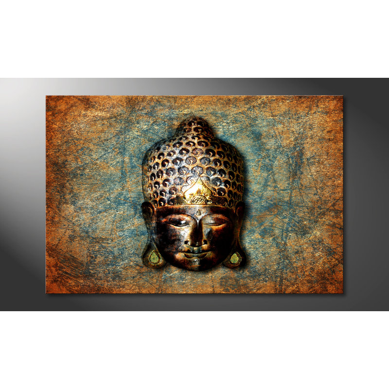 Buddha - Wrapped Canvas Print, 80 cm H x 100 cm B, Leinwand