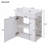 21.6"Floating Bathroom Vanity With Ceramic Basin,Right Side Storage-1583970056