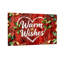 «Christmas Warm Wishes Heart Holiday», ensemble de 3 impressions sur toile-120562801