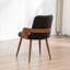 Chaise rembourrée en bois massif Carman-585278059