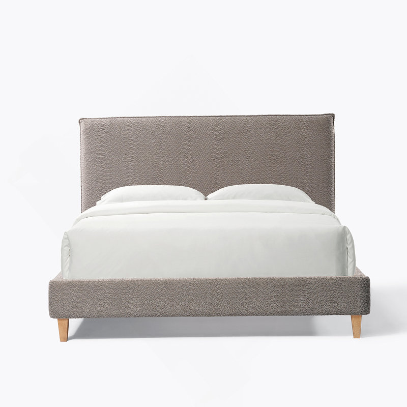 Lit plateforme tapissier Vireo