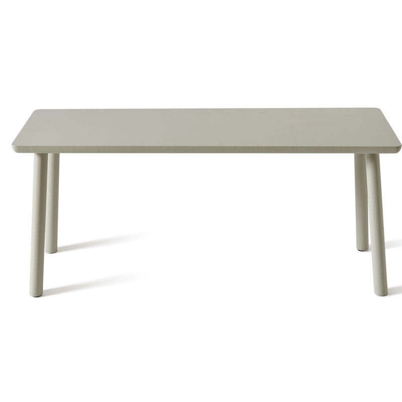 Solid Wood Bench, Off White