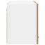 Vidaxl Hanging Cabinet Riga 2 Pcs Black Oak And White 60 X 31 X 40 Cm-121217473