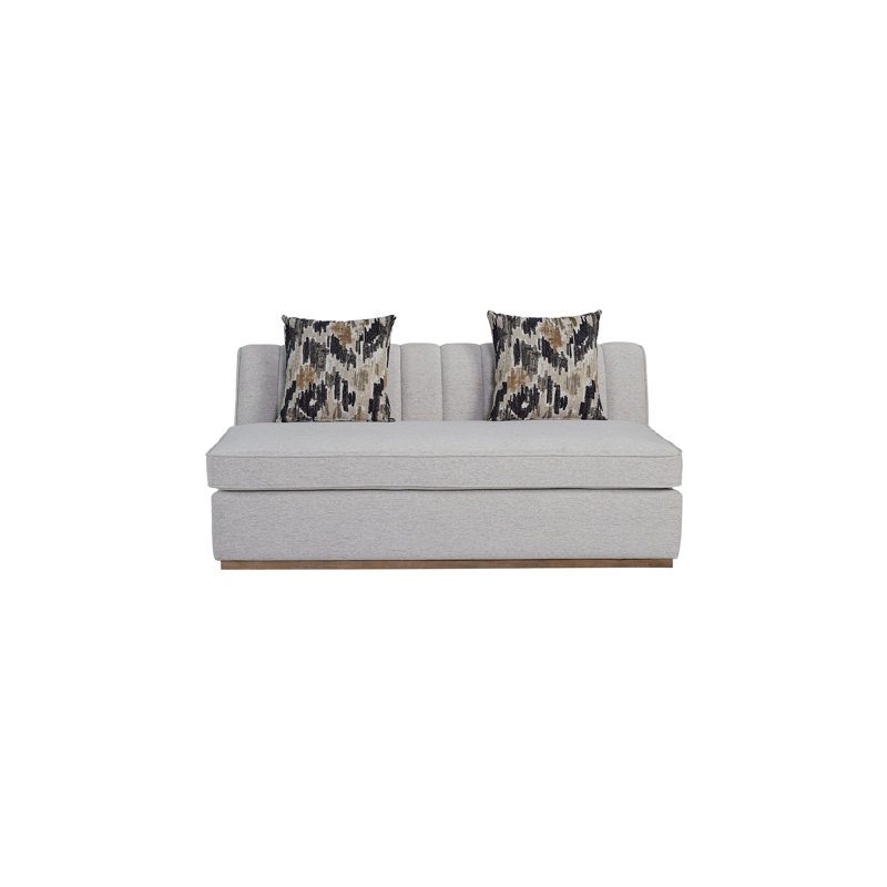 Channel Armless Loveseat