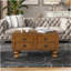 Table basse rectangulaire en bois massif