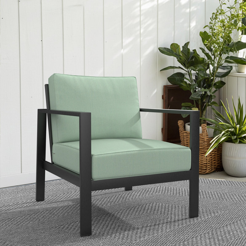 Outdoor Sunbrella Lounge Chair Cushion, Canvas Spa Sunbrella® Canvas