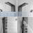 4-way Diverter Shower Tower Panel System With Fixed Shower Head-91485635