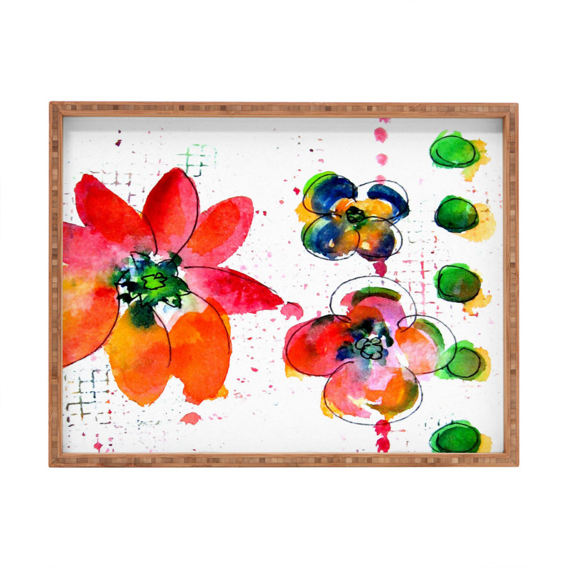 Bamboo Tray, 2" H x 18" W x 14" D