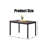 Miceli Marble Top Metal Base Dining Table