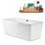 1600mm x 749.3mm Soaking Acrylic Bathtub-1251355988