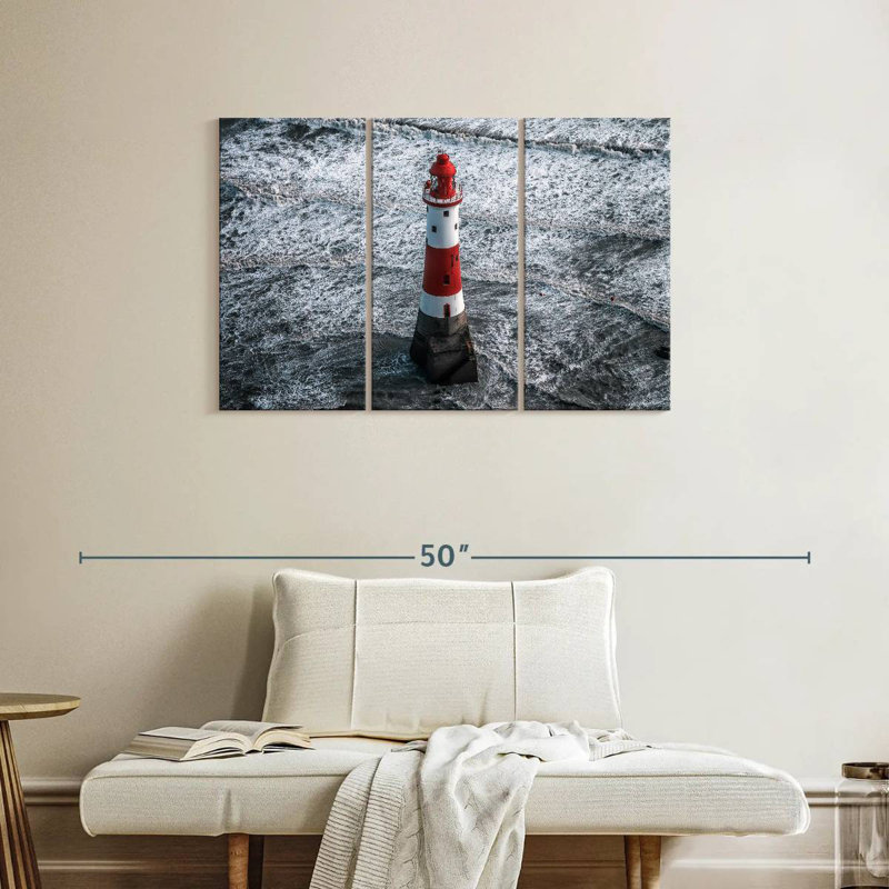 Lilie Beachy Head lighthouse, 24" H x 38" W