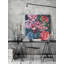 « vibrant floral », reproduction sur toile tendue-26154236