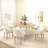 Versatile Oval Dining Table with Removable Leaf and Sturdy Trestle Base