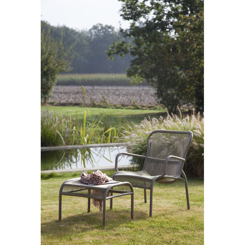 Loop Outdoor Lounge Chair, Taupe
