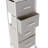 4-Drawer Storage Cart with USB and Outlet