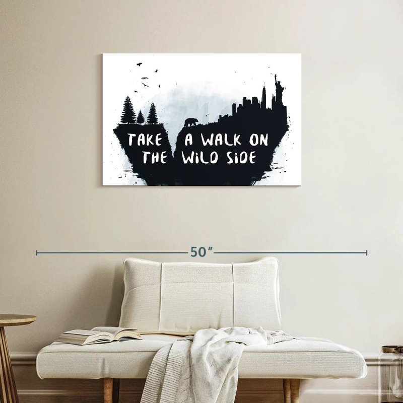 Tergel Walk On The Wild Side, H 24 po x l 36 po