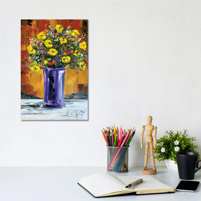 Spring Flowers by Lisa Elley - Wrapped Canvas Gallery-Wrapped Canvas Giclée