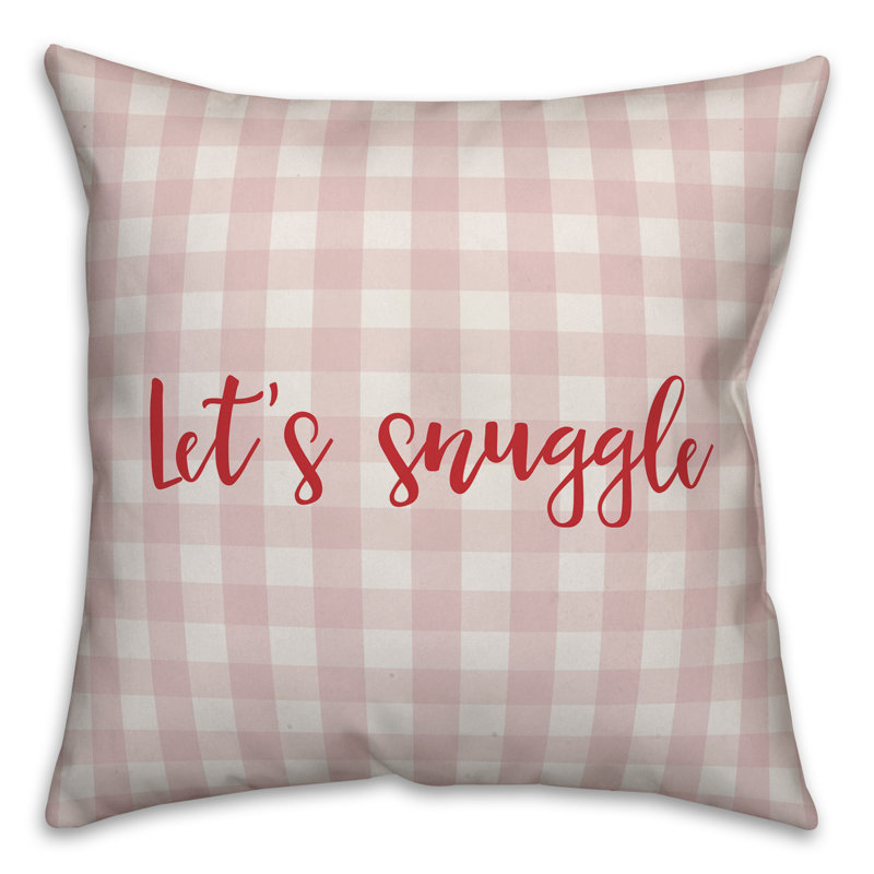 Coussin Let's Snuggle, Rose / Rouge, Coussin décoratif