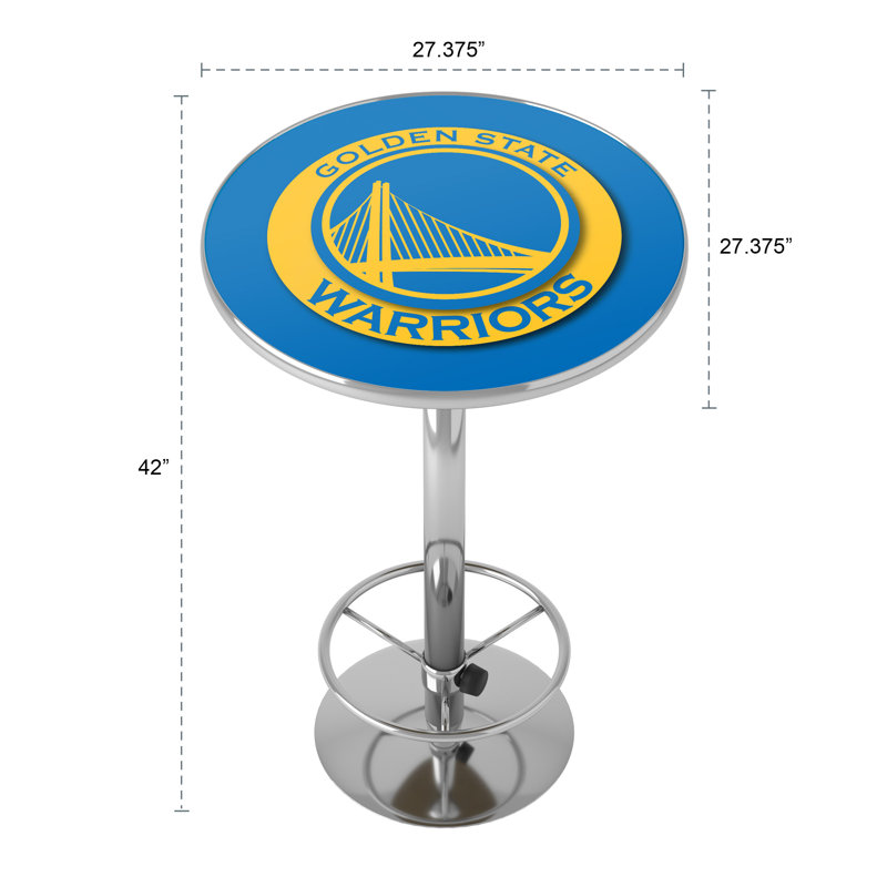 Table de bar NBA Fade avec repose-pieds, Chicago Bulls 1