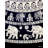 Elephant Geometric Cotton Tablecloth Round-59372254-59372256