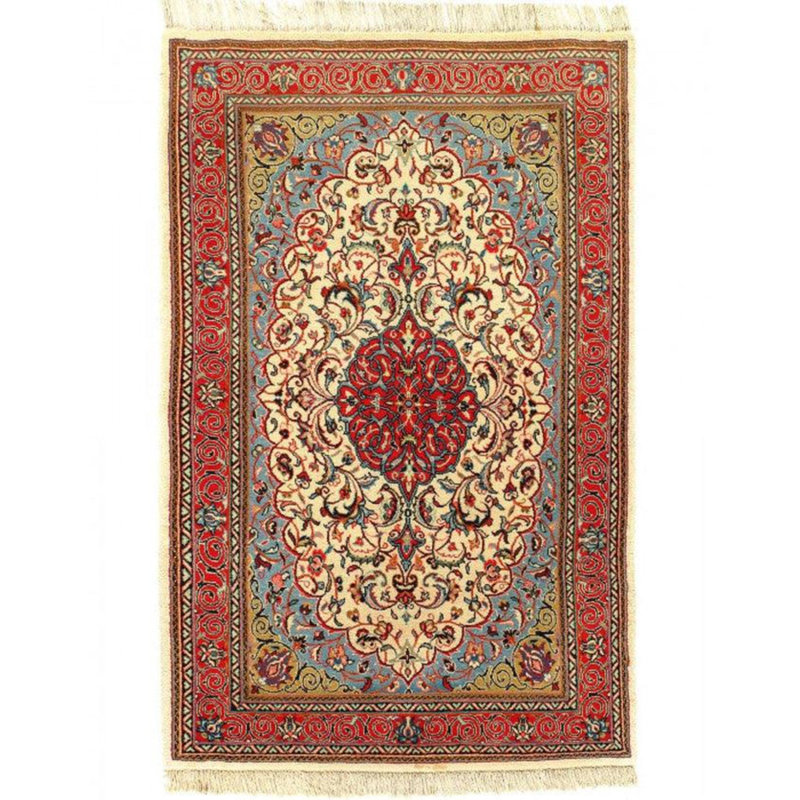 Jahvel Oriental Area Rug in Ivory