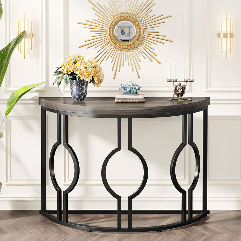 Adellyn 43.3'' Console Table, Gray