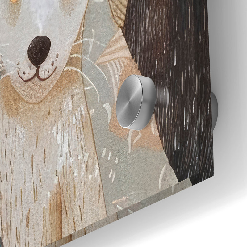  «Pile Of - Dogs» par Doron David, art mural en verre acrylique, 24 po x 36 po, H 36 po x l 24 po