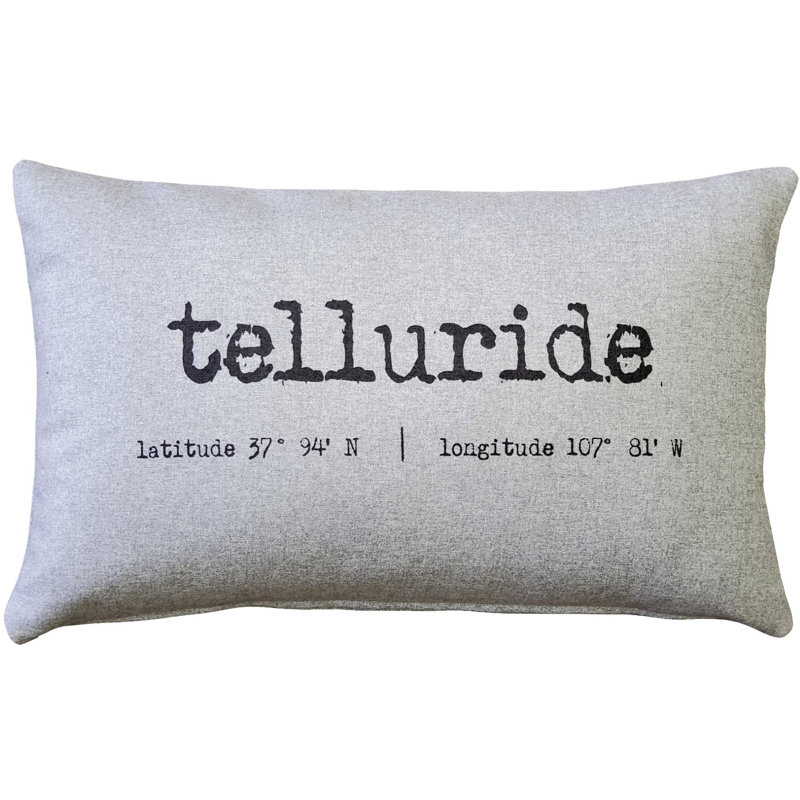 Coussin en feutre Telluride 12x19