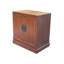 Antique Square Corner Elm Storage Cabinet