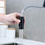 Contemporary Pull Down Single Handle Kitchen Faucet with Accessories-47445095