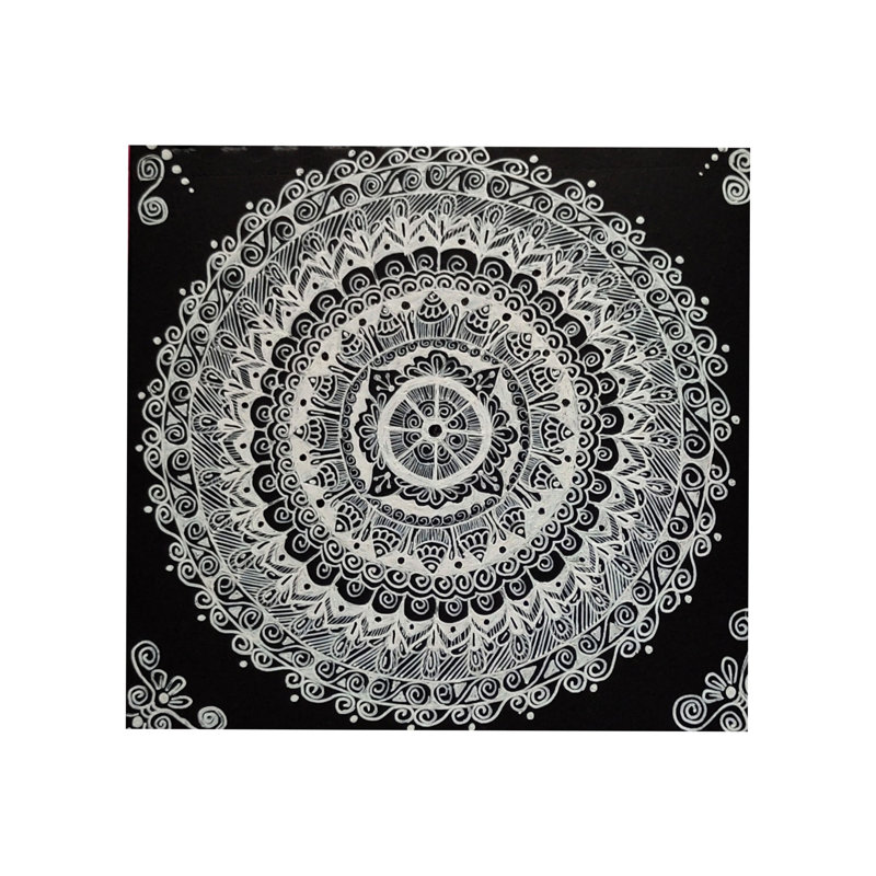 Art de mandala de la Manifection par Deekha Salame | Encre à pigments sur papier
