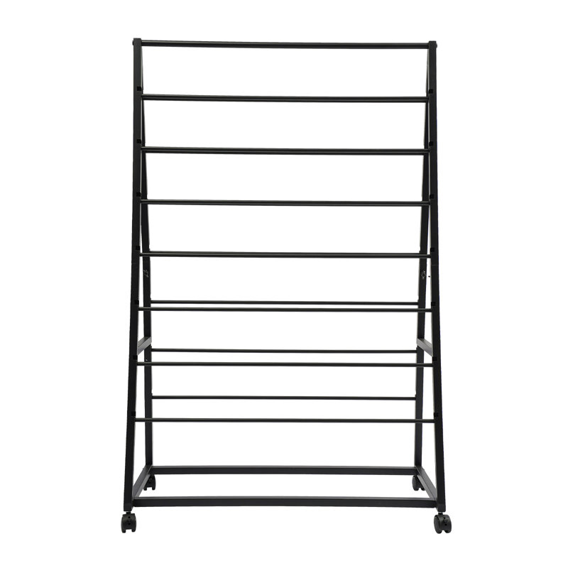 Ribbon Display Organizer Rack With Wheels