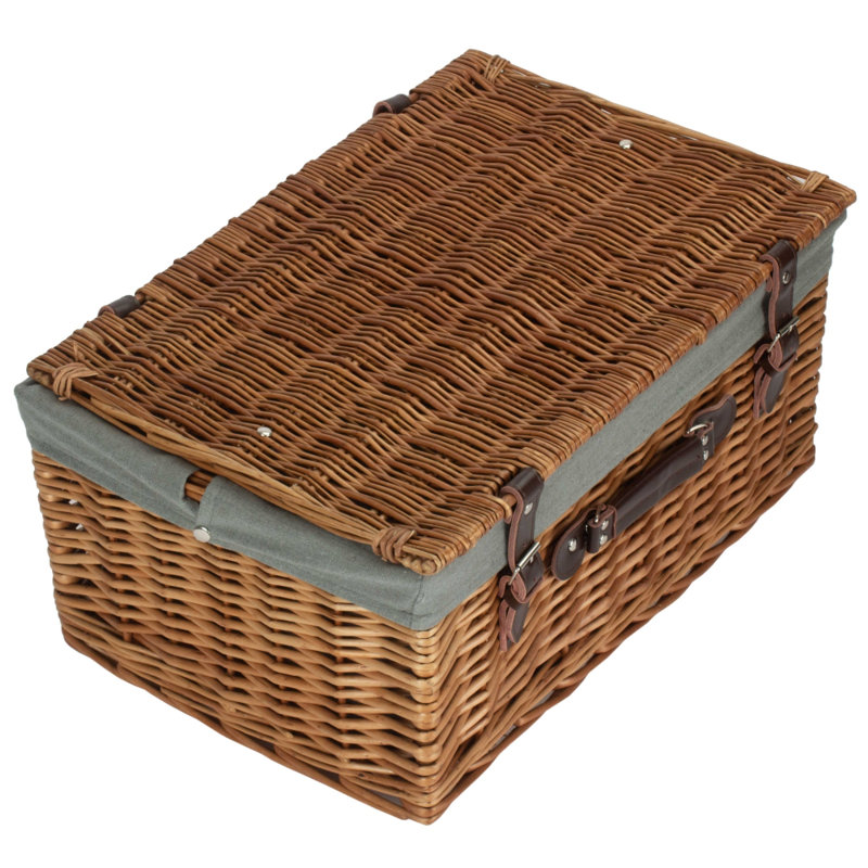 Bay Isle Home Wilow Decorative Basket, Grey, 25" x 51" x 35", 4462.5
