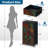 4 Drawer Dresser for Bedroom, Narrow Chest of Drawers, Wooden Top and Study Iron Frame 18"x37.5"-(WxH)