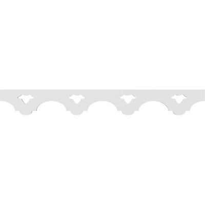 6"H x 5/8"P x 48"L Davenport Architectural Grade PVC Running Trim