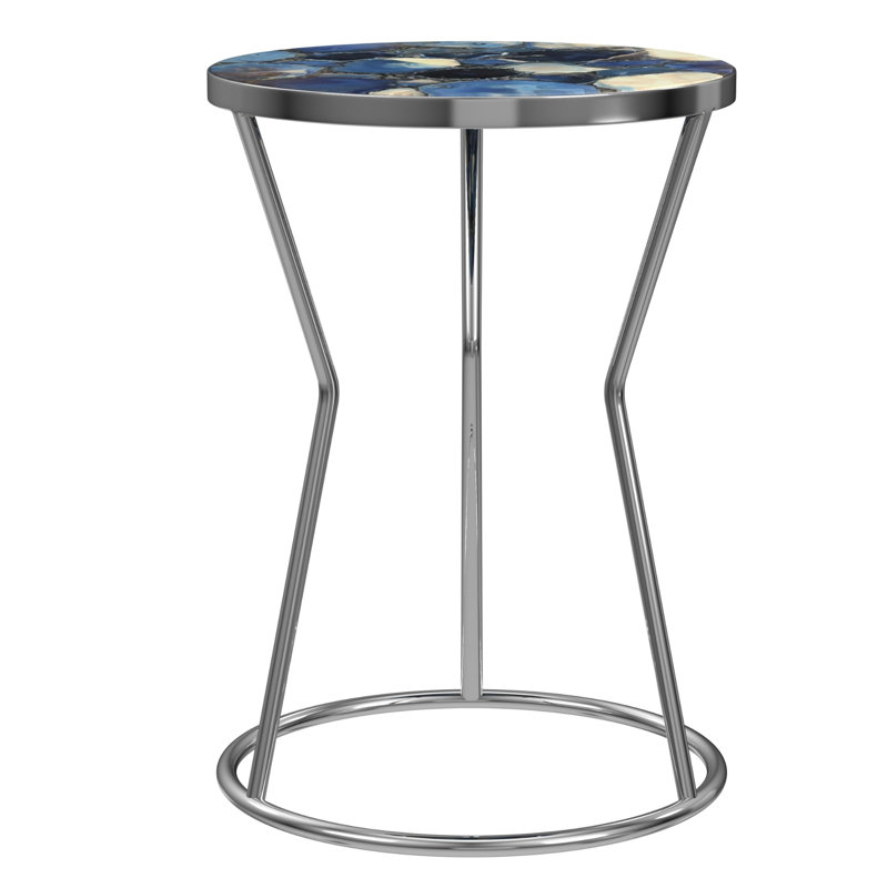 Lauer Stone Top End Table