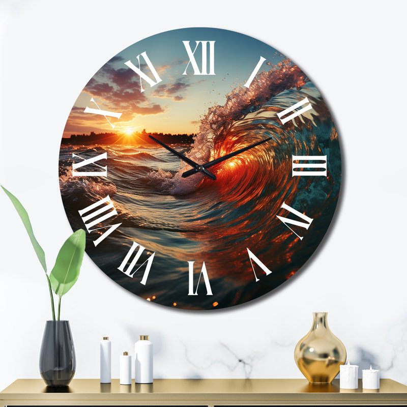 Metal Wall Clock, Extra Large