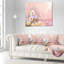 Floral Gerbera sur un coussin de couleur douce-29893346-29893349