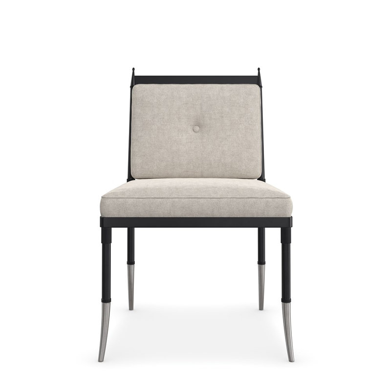 Athena Linen Tufted Side Chair