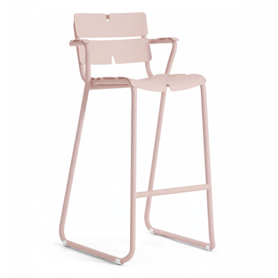 Corail 31.13" Patio Bar Stool with Arm