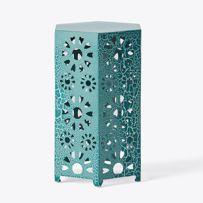 Iron Top End Table