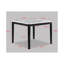 Ensemble de salle à manger contemporain à hauteur de comptoir avec table carrée en faux marbre et chaises rembourrées-1976537967-1976537964