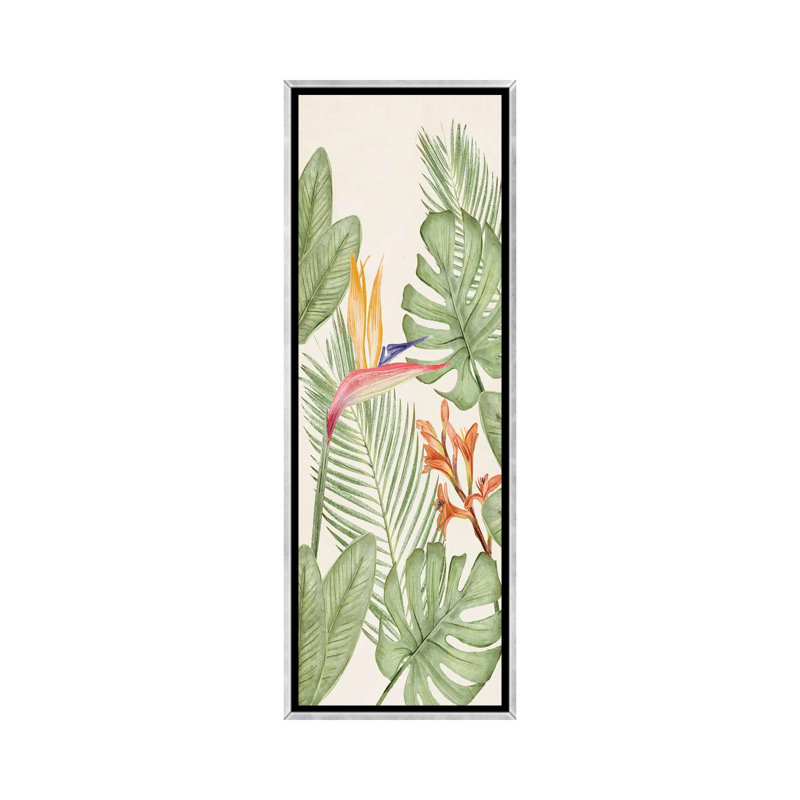«Tropic Panel II», reproduction d'art sur toile encadrée, 72" H x 24" W, Reproduction encadrée sans passe-partout