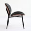 Chaise coquillage en noir, polyvalente pour différents thèmes de décoration, confort durable, chaise longue en cuir de style Mid-Century Sw1871bk, coussin d'assise moelleux,-1929007085