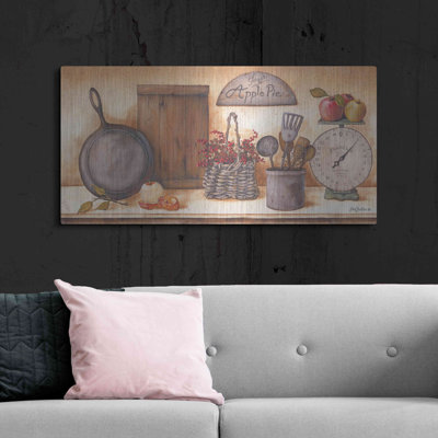 August Grove® 'Farm Kitchen I revised' by Pam Britton, Metal Wall Art