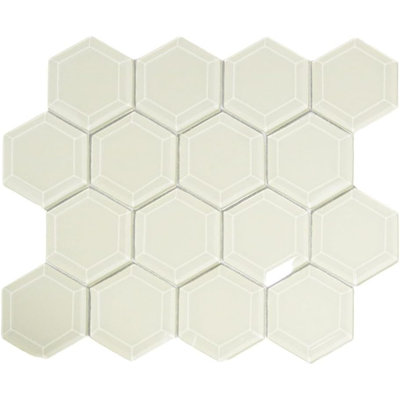 Carrelage hexagonal crème CNK Tile