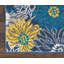 Tapis bleu / jaune Lahoma-352079794