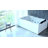 71.625'' x 47.99'' Alcove / Tile In Whirlpool Plastic / Acrylic Bathtub with Faucet